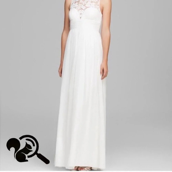 Aidan Mattox White formal dress - Picture 3 of 12